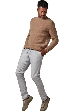Profuomo Katoenen chino effen slim fit