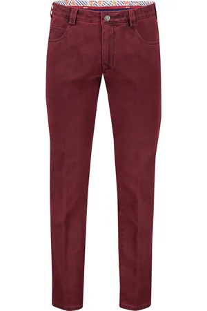 Meyer Katoenen broek effen chino
