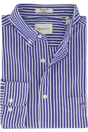 GANT Katoenen casual overhemd normale fit gestreept