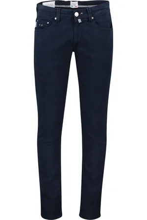 sartoria tramarossa Leonardo Zip jeans effen slim fit