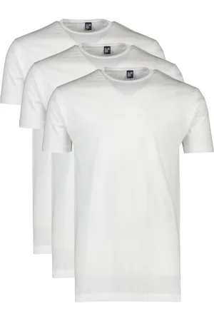 Alan Red T-shirt 3-pack Derby effen