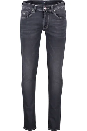 sartoria tramarossa Jeans Leonardo effen katoen 5-pocket