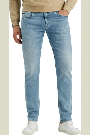 Vanguard Jeans effen katoen slim fit
