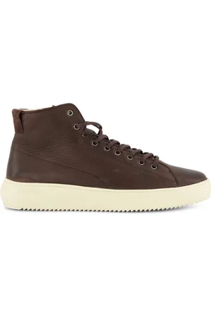 Blackstone Hoge schoenen effen leer