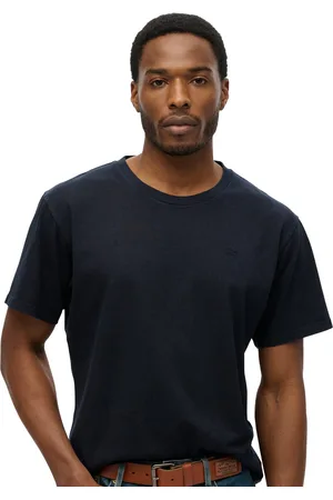 Superdry T-shirt katoen effen ronde hals