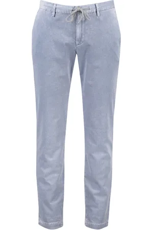 Alberto Pantalon chino effen ribstof