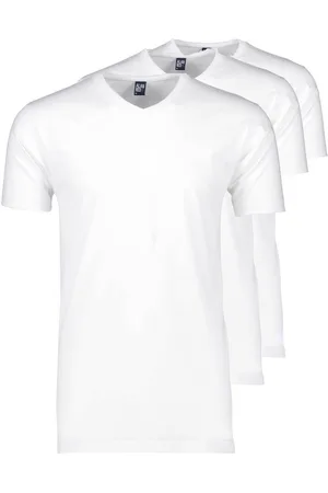 Alan Red T-shirt West Virginia aanbieding effen katoen 3-pack