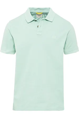 Camel Active Polo wijde fit 2 knoops effen katoen