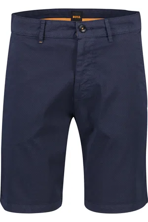 HUGO BOSS Katoenen BOSS korte broek chino effen slim fit