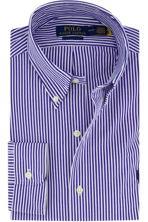 Ralph Lauren Overhemd Big&Tall blauw gestreept