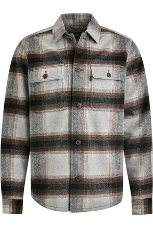 Vanguard Overshirt geruit normale fit borstzakken