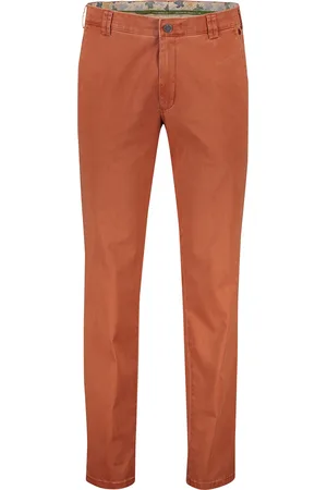 Meyer Effen katoenen broek New York