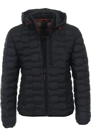 Casa Moda Donkerblauwe tussenjas rits normale fit