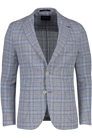 Digel Colbert geruit katoen Kristo slim fit steekzakken