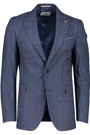 Carl Gross Colbert Sharp Fit gemêleerd wol