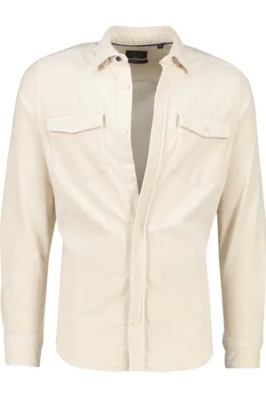 New Zealand Overshirt effen normale fit katoen