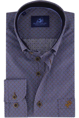 Eden Valley Casual overhemd Regular Fit borstzak