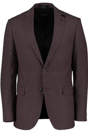 Digel Colbert polyester normale fit geruit