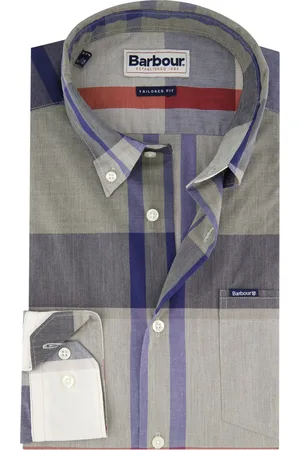 Barbour Blauw geruit overhemd