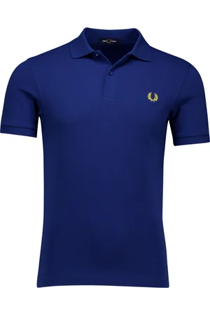 Fred Perry Polo kobaltblauw effen