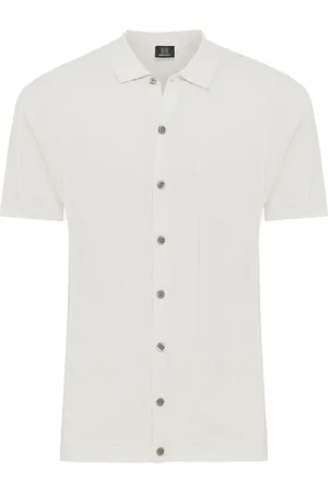 Genti Viscose overhemd effen normale fit