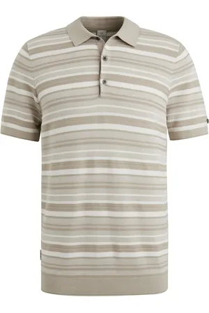 Cast Iron Polo gestreept normale fit katoen
