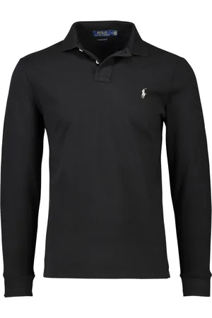 Ralph Lauren Polo Custom Slim Fit effen katoen normale fit