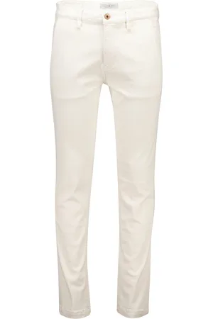 Cast Iron Katoenen chino effen normale fit