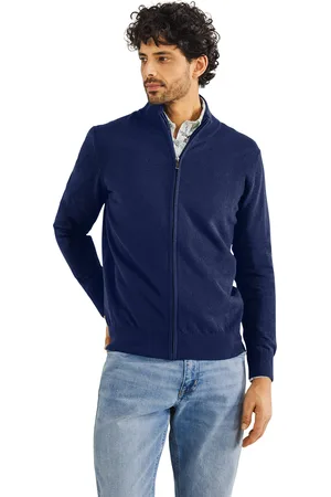 State of art Vest katoen wijde fit effen