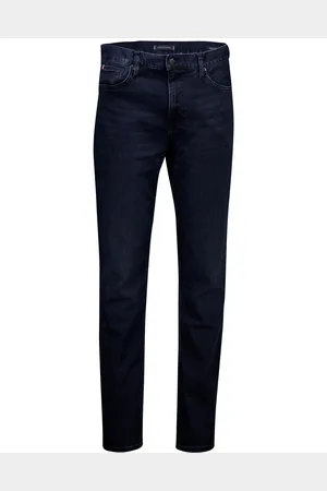 Tommy Hilfiger Denton straight fit 5-p jeans effen zonder omslag