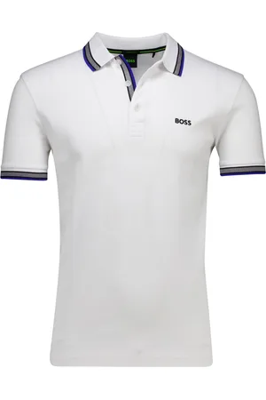 HUGO BOSS Green polo regular fit korte mouw