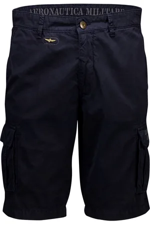Aeronautica Militare Bermuda katoen effen