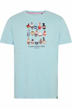 A fish named fred T-shirt met opdruk