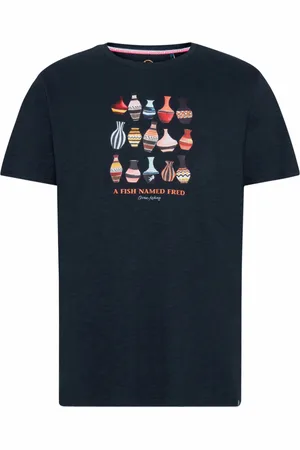 A fish named fred T-shirt met opdruk