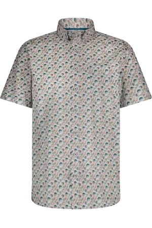 State of art Overhemd korte mouw all-over print