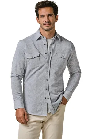 Profuomo Denim western overshirt