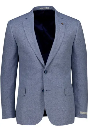 Magee Colbert middenblauw zijde classic fit