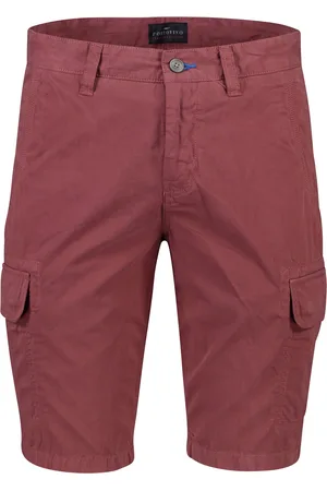 Portofino Bermuda Mane Latina katoen slim fit