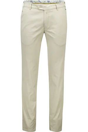 Meyer Bonn modern fit chino katoen effen
