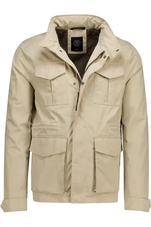 Reset Rainwear Portofino effen normale fit katoen