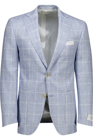 Carl Gross Sakko modern fit colbert geruit met voering