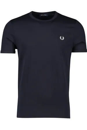 Fred Perry T-shirt effen katoen