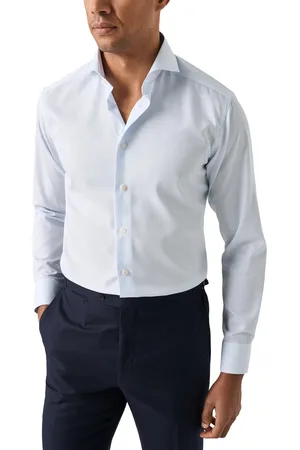 Eton Overhemd Fine Striped Twill Shirt slim fit