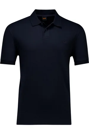 HUGO BOSS Katoenen Boss polo korte mouw effen