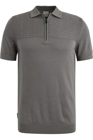 Cast Iron Polo effen met rits