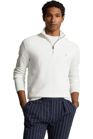Ralph Lauren Katoenen half zip trui