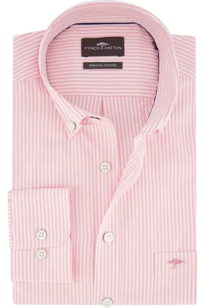 Fynch-Hatton Premium Oxford overhemd gestreept