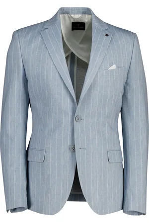 Zuitable Polyester mix en match colbert gestreept