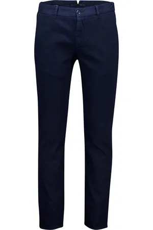 Alberto Pantalon chino navy slim fit