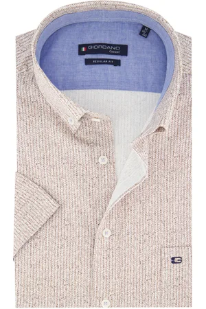 Giordano Overhemd korte mouw geprint button-down